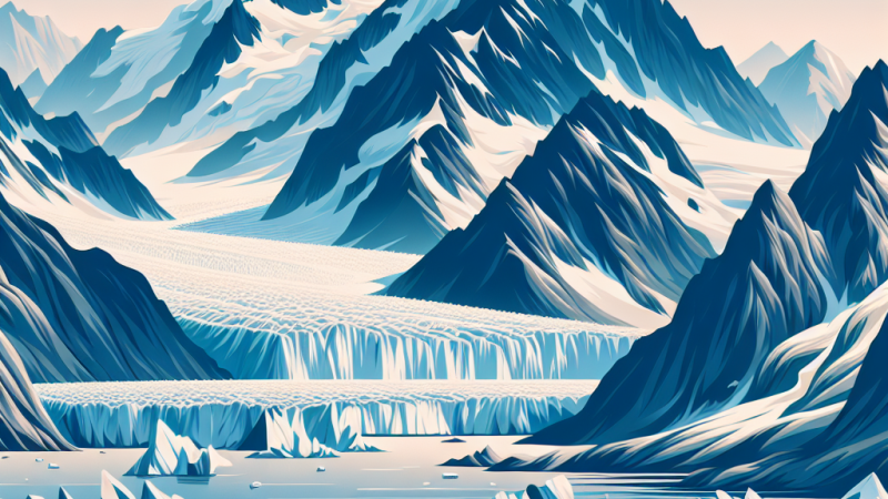 Lodowce górskie i lądolody.