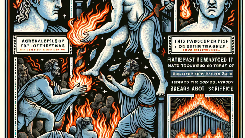 Los dobroczyńców ludzkości w świetle mitu o Prometeuszu