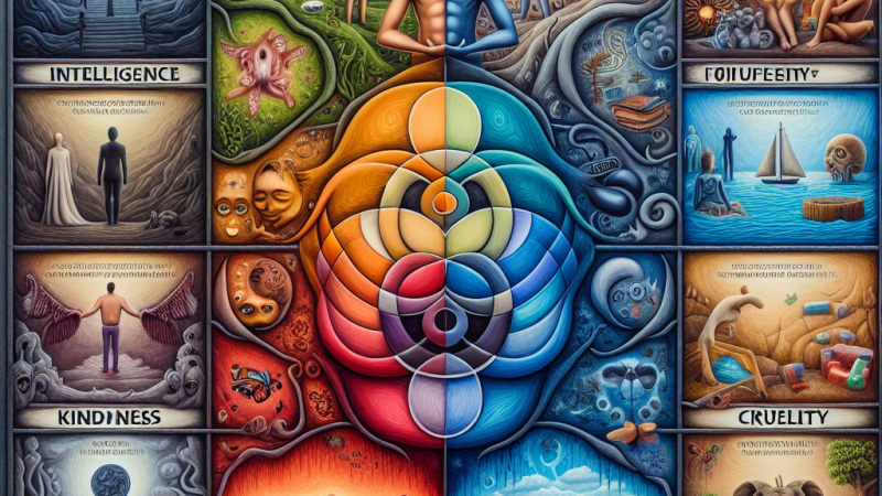 Ludzka natura pełna sprzeczności.