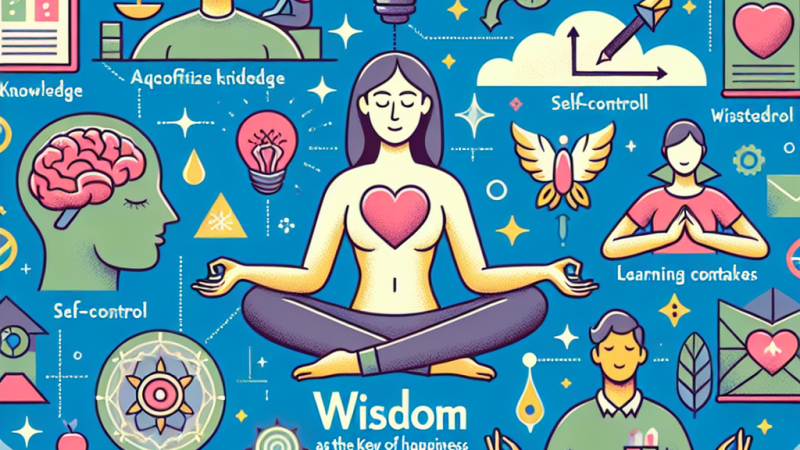 Mądrość jako klucz do szczęścia.