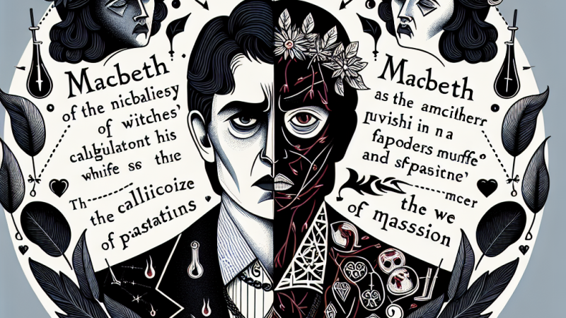 Makbet - wyrachowany zabójca czy ofiara namiętności?
