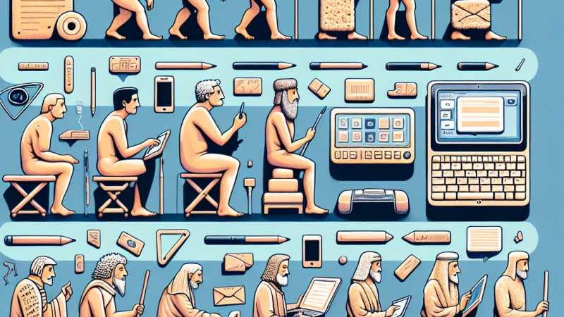 Materiał pisarski w historii pisma