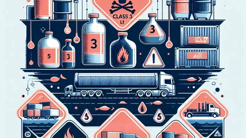 Materiały ciekłe zapalne - klasa 3 ADR