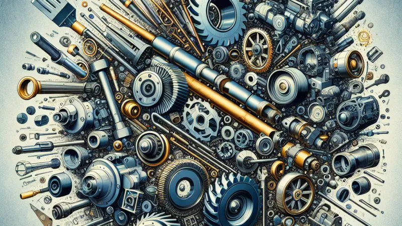 Materiały metalowe i niemetalowe oraz rodzaje połączeń i części maszyn stosowane w układach napędowych maszyn rolniczych