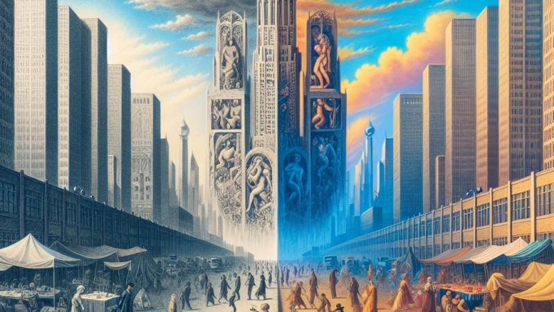 Miasto miejsce możliwości i rozwoju czy upadku moralnego? W pracy odwołaj się do wybranej lektury obowiązkowej, utworu epickiego albo dramatycznego i innego utworu literackiego.