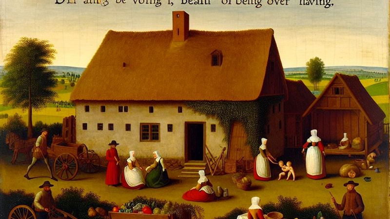 „Mieć czy być” w fraszkach Kochanowskiego: „Na zdrowie” i „Dom w Czarnolesie”