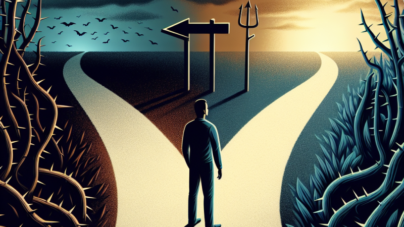 Między dobrem a złem - człowiek w obliczu moralnych wyborów