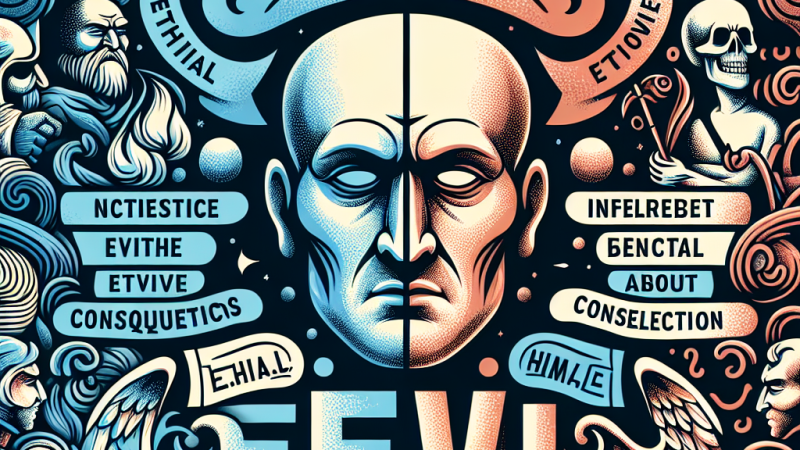 Między dobrem a złem: Człowiek w obliczu wyborów moralnych