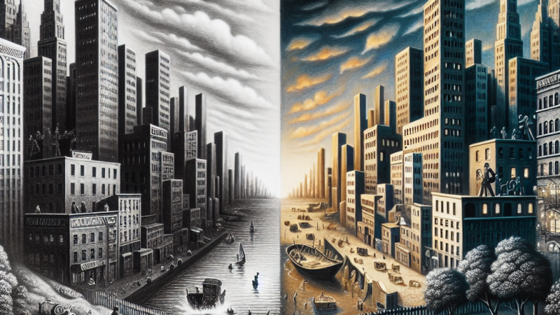 Miejsce upadku czy rozwoju - Miasto w "Zbrodni i Karze" i "Lalce"