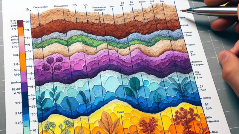 Mieszanie różnych rodzajów gleby z manganianem potasu VII przy użyciu papierków wskaźnikowych: sprawozdanie.