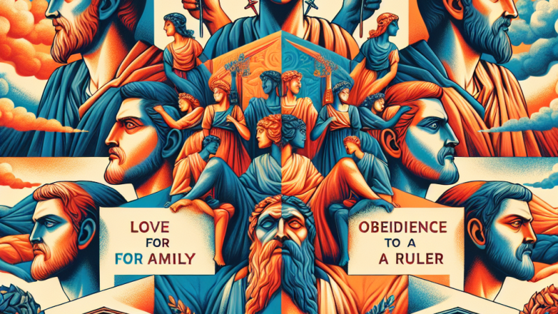 Miłość do rodziny czy posłuszeństwo wobec władcy? Rozważania na podstawie "Antygony" Sofoklesa