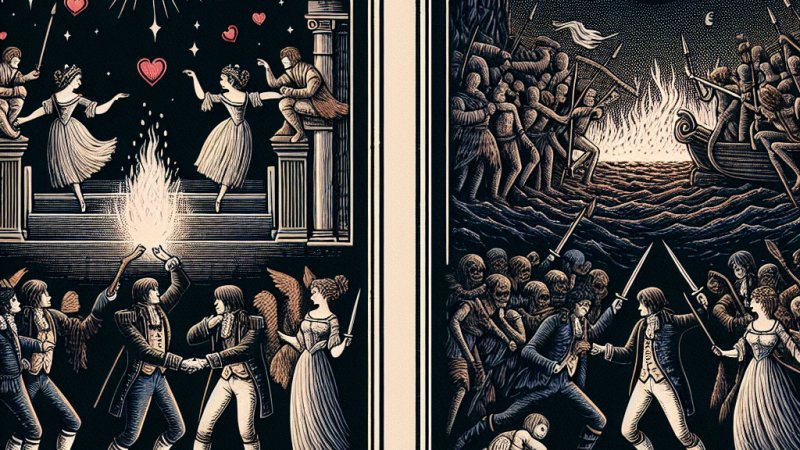 Miłość jako siła inspirująca do działania i siła destrukcyjna na podstawie lektur obowiązkowych i wybranych utworów literackich