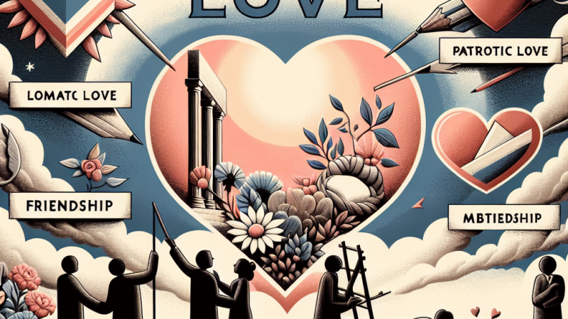 Miłość ma wiele twarzy – różne rodzaje miłości opisane w literaturze polskiej i powszechnej