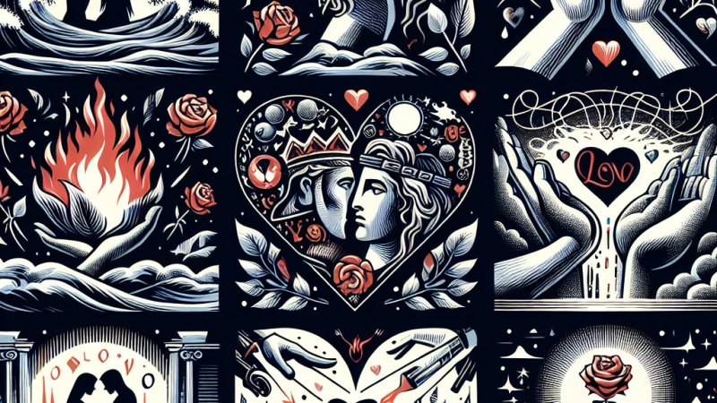 Miłość w literaturze średniowiecznej i starożytnej oraz jej wielość w różnych kontekstach