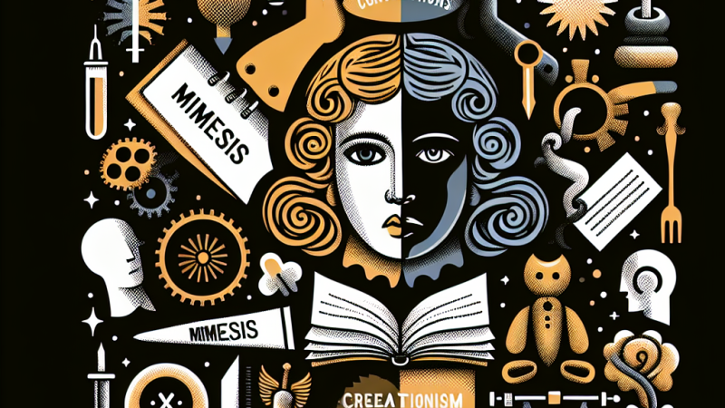 Mimetyzm czy kreacjonizm: wybór konwencji przez autora.
