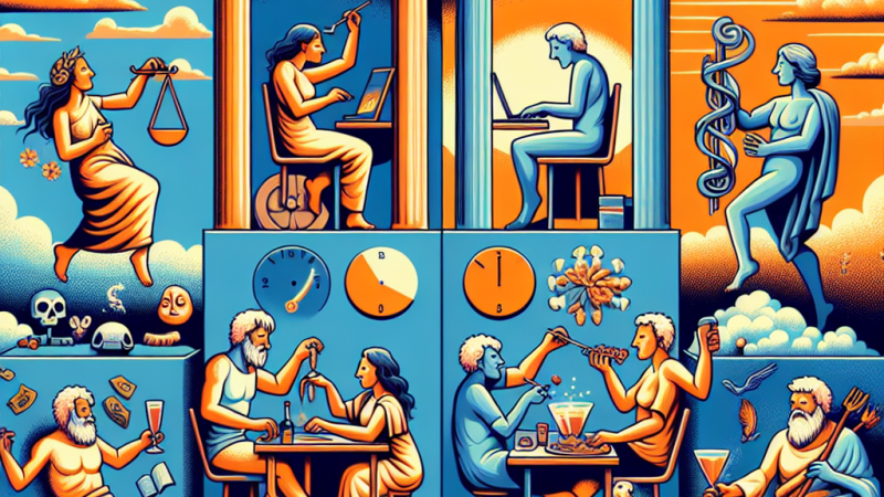 Mit o czterech wiekach człowieka: czy beztroskie biesiady rzeczywiście warunkują szczęście?