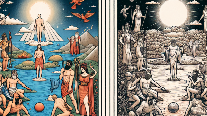 Mitologia i Księga Rodzaju: Porównanie dwóch historii stworzenia świata.