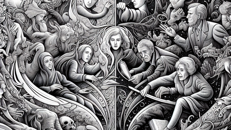 Młodość i starość, narodziny i śmierć, radość i smutek – współistnienie przeciwieństw w życiu człowieka oraz koncepcja losu ludzkiego na podstawie „Chłopów” i innych utworów