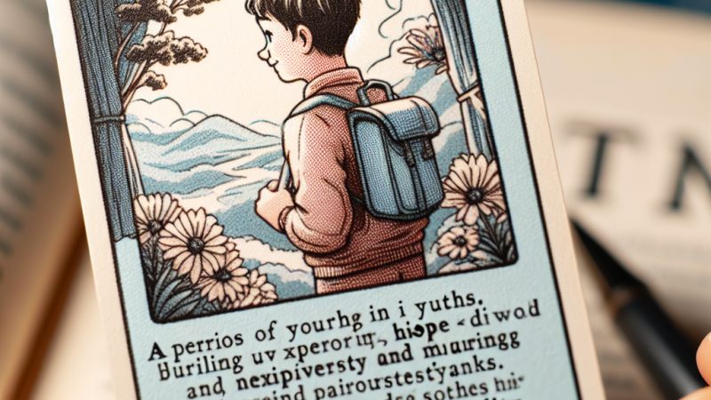 Młodość jako czas nadziei i rozczarowań