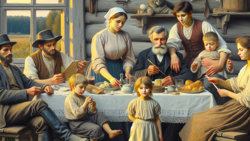 Model rodziny w "Chłopach" W. S. Reymonta