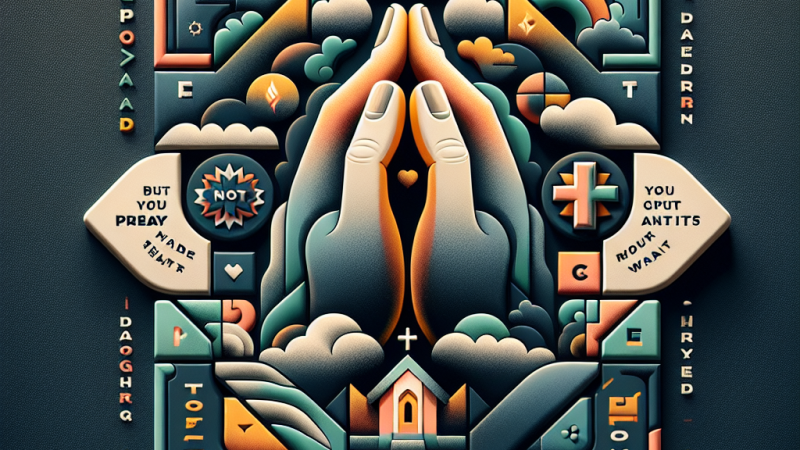 Modlitwa nie zmienia postanowień Boga, ale to, co się modli.