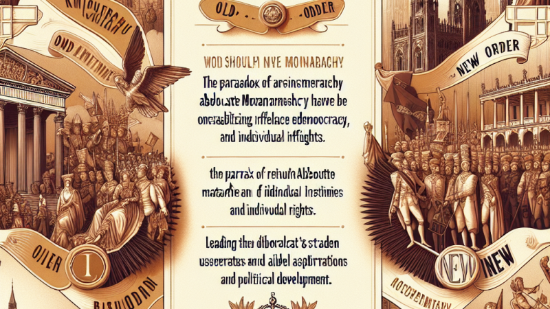 Monarchia absolutna i Kongres Wiedeński: Stary i nowy porządek