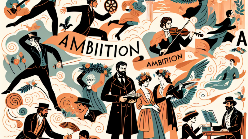 Motyw ambicji w literaturze oraz konteksty z epok