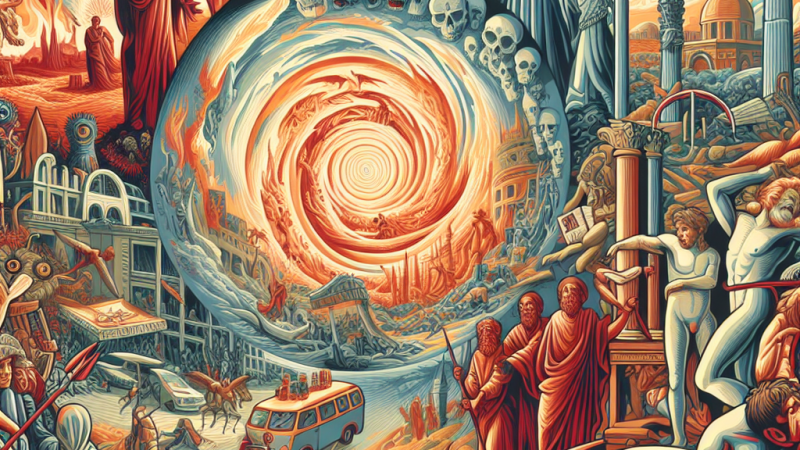 Motyw apokalipsy w różnych tekstach naszej kultury.