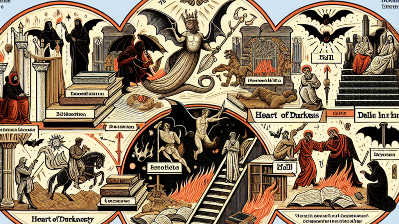 Motyw piekła w literaturze oraz konteksty z epok