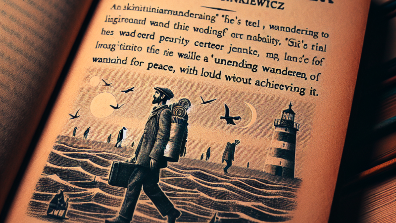 Motyw podróży- tułaczki w "Latarniku"