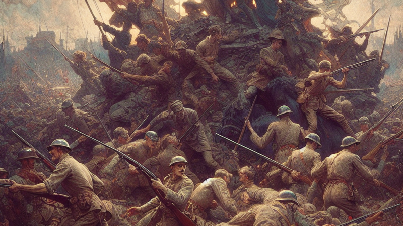 Motyw powstania w literaturze i sztuce na przykładzie obrazu Artura Grottgera "Bitwa" oraz powieści Elizy Orzeszkowej "Gloria Victis"