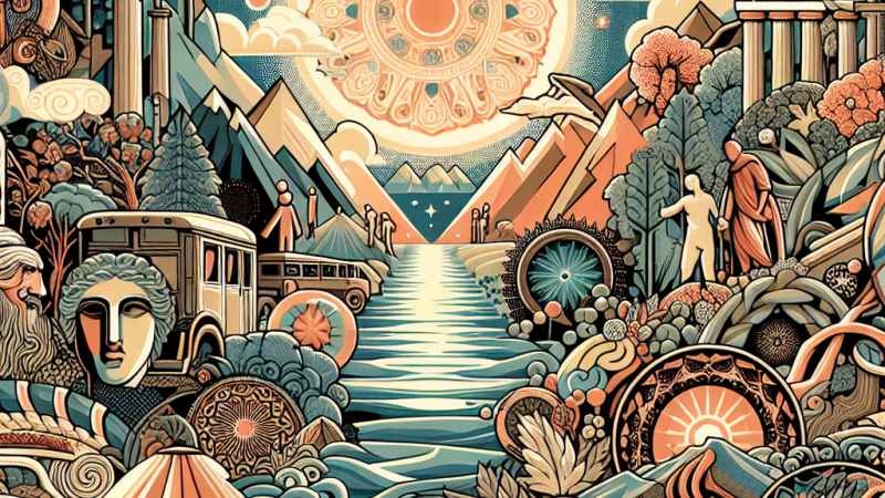 Motyw wędrówki w Mitologii Parandowskiego, Odysei Homera oraz Biblii: analiza oraz funkcjonalne konteksty.