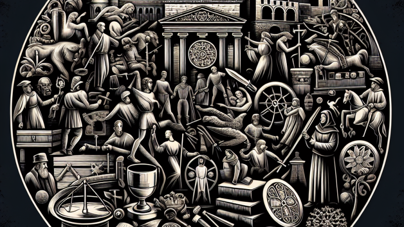 Motyw zbrodni i kary w literaturze oraz konteksty z epok