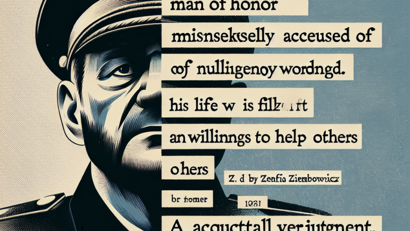 Mowa obrończa adwokata Zenona Ziembiewicza („Granica” Zofii Nałkowskiej)