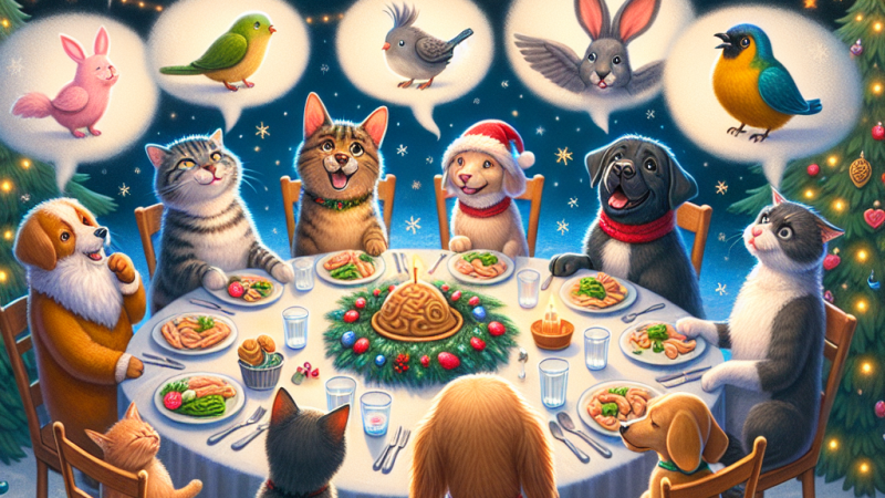 Mówiące zwierzęta w wigilijny wieczór