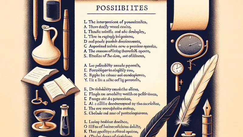 "Możliwości" - interpretacja