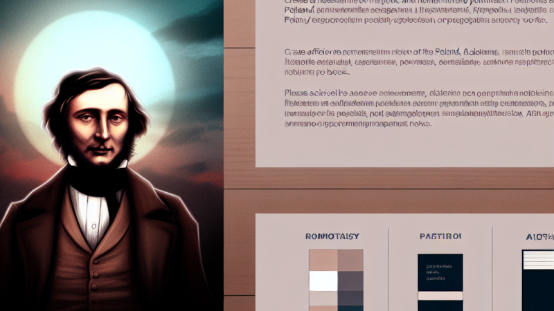 „My z niego wszyscy” – synteza dorobku literackiego Adama Mickiewicza, w formie konspektu.