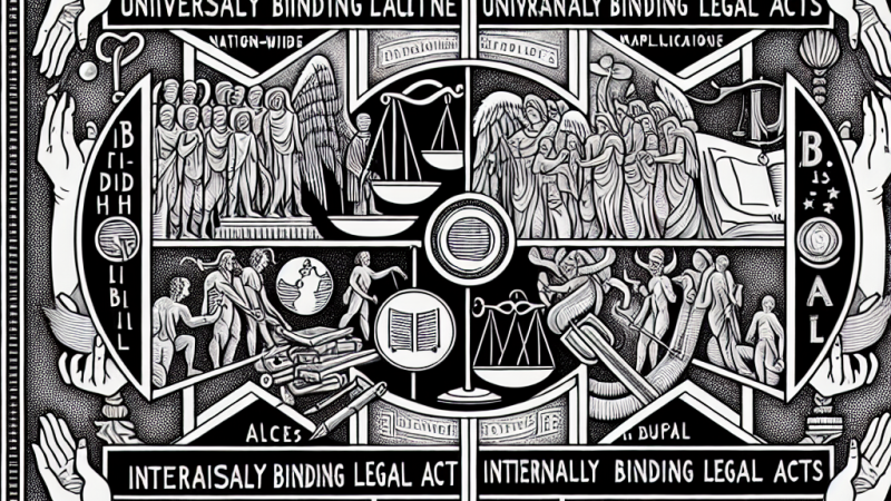 Na czym polega zasadnicza różnica między aktami prawa powszechnie obowiązującego i aktami prawa wewnętrznie obowiązującego