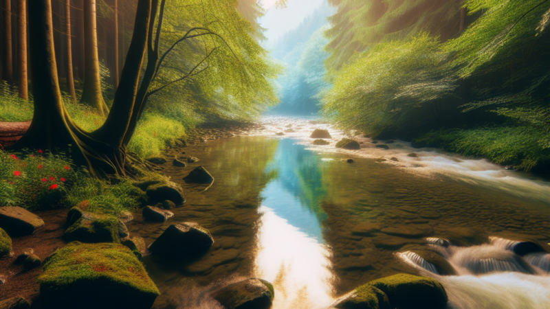 "Nad strumieniem" - interpretacja