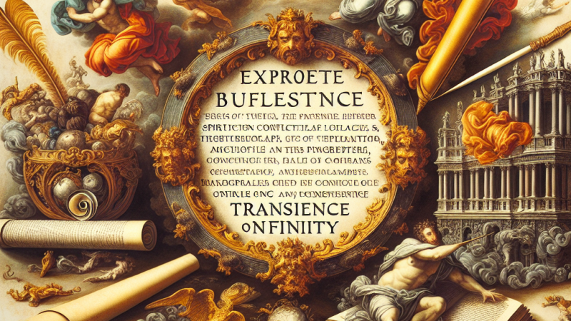 Najważniejsze hasła, pojęcia i utwory z epoki baroku