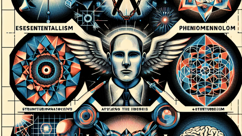 Najważniejsze nurty filozofii współczesnej: egzystencjalizm, fenomenologia, strukturalizm, semiotyka, neopsychoanaliza