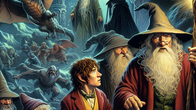 Najważniejsze wydarzenia w lekturze „Hobbit”