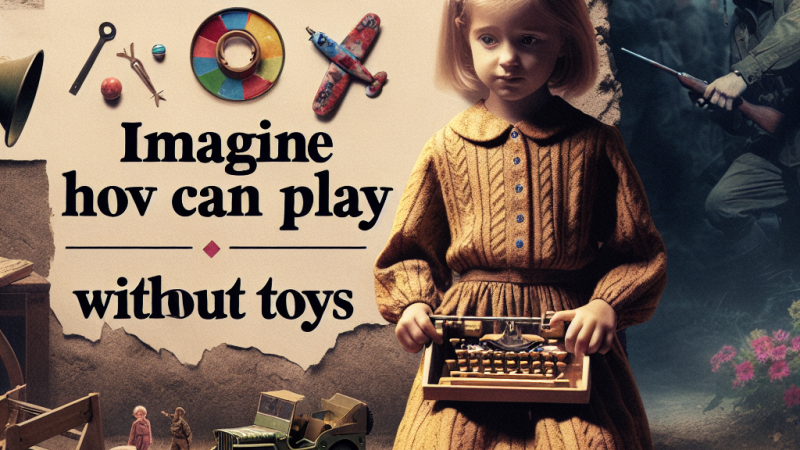 Napisz, co w tak trudnym czasie przynosiło Asiuni radość i w co się bawiła. Wymyśl, w co się można bawić bez zabawek