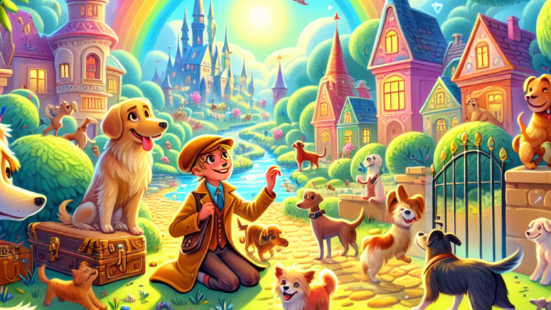 Opowiadanie „Adaś Niezgódka opowiada o psim raju”