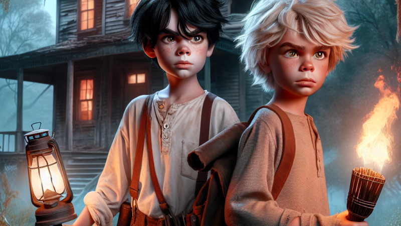 Napisz opowiadanie o przygodzie Tomka Sawyera w nawiedzonym domu