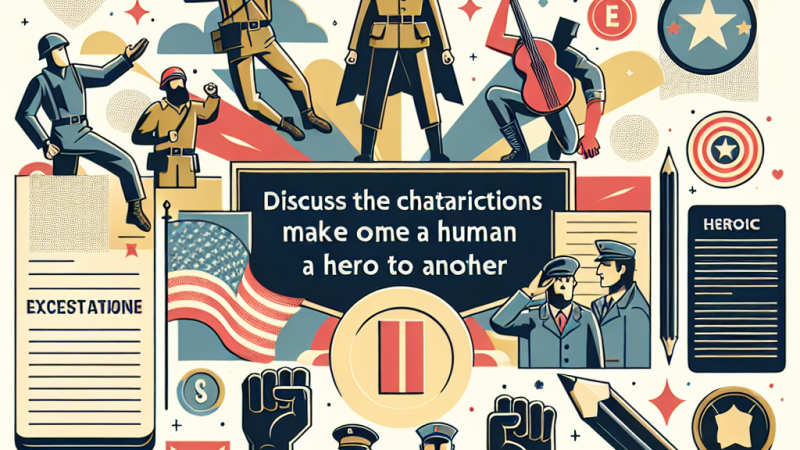 Napisz rozprawkę argumentującą na temat "Co sprawia, że człowiek staje się dla drugiego człowieka bohaterem". W Twojej pracy odwołaj się do lektur obowiązkowych oraz kontekstów