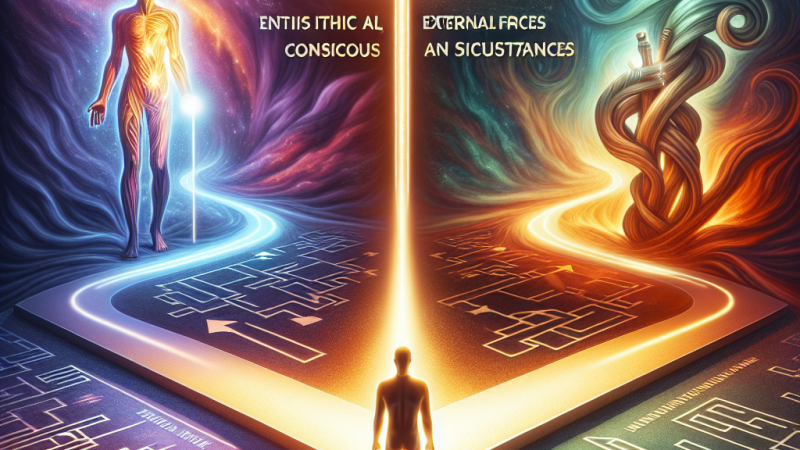 "Napisz rozprawkę: Wolna wola człowieka czy siły od niego niezależne - co przede wszystkim decyduje o ludzkim losie?