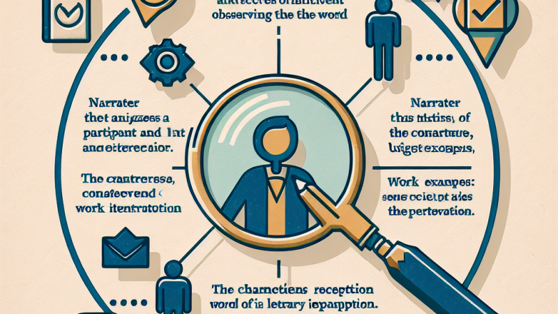 Narrator jako uczestnik zdarzeń i obserwator świata