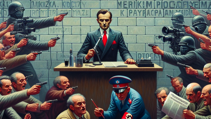 Narzucanie ideologii komunistycznej w PRL.