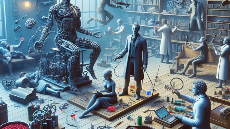 Naukowcy w literaturze.